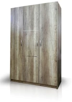 150814 Ντουλαπα 3φυλλη Status 150cm Μ. X 60cm X 240cm Υ.-