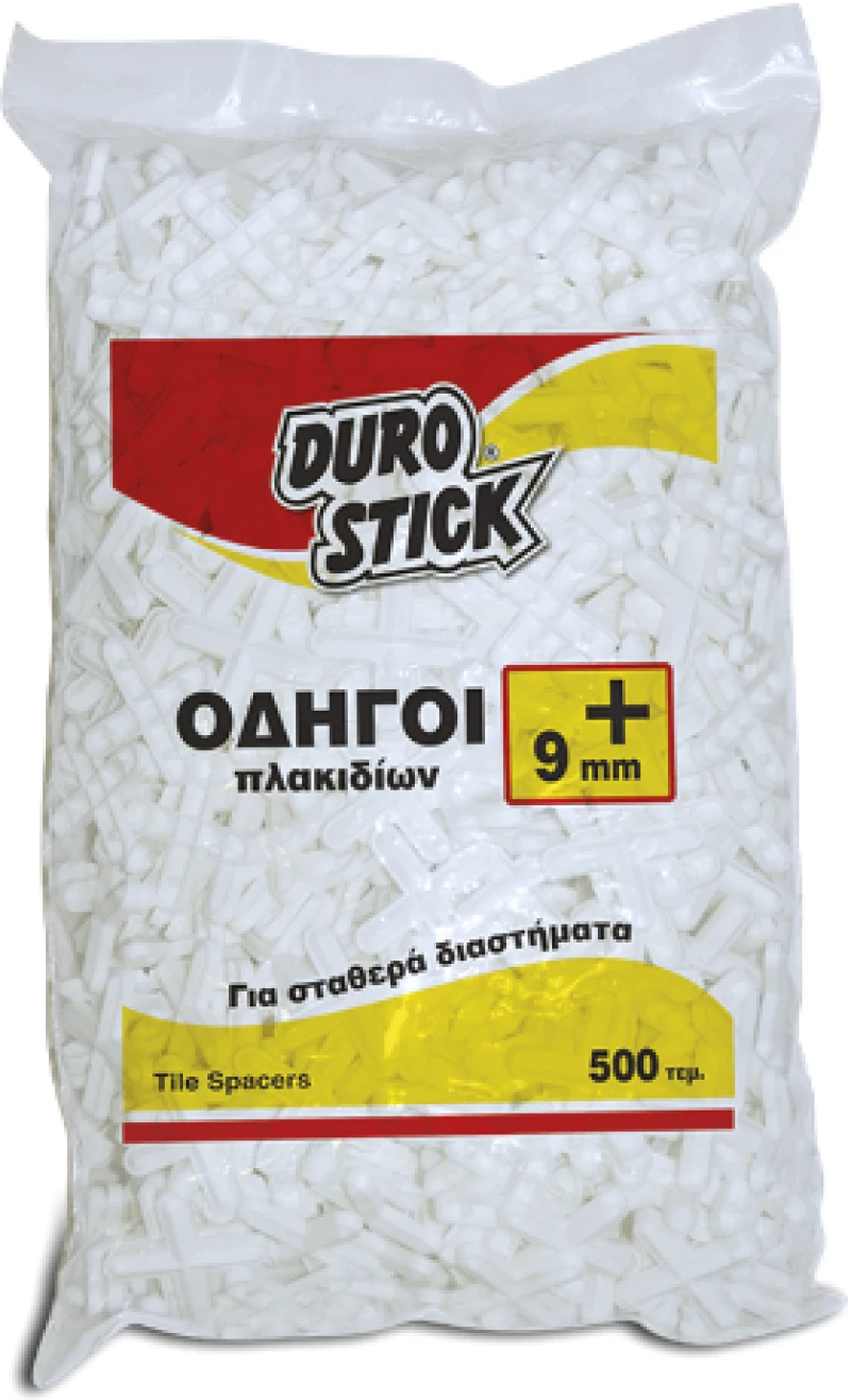 Durostick Οδηγοί Για Σταθερά Ομοιογενή Διαστήματα Πλακιδίων Υψιλον 3mm 500τμχ