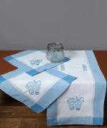 Τραπεζομάντηλο 3741 (135cm X 175cm) Μπλέ - -
