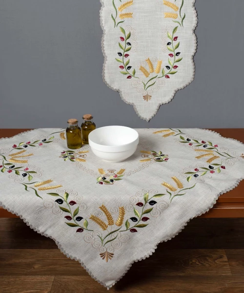 Καρέ 8014 (85cm X 85cm) Κόκκινο - -