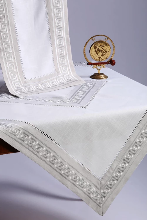 Τραπεζομάντηλο 17056 (180cm X 300cm) Γκρί - -