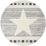 282553 Ροτοντα Loop 160x160 Art 9559 Grey White Γκρι Λευκο Beauty Home