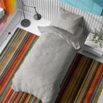 Σεντονια Σετ 2 Τεμ Ενηλ Cotton 100% 160χ240 Solid 496 Elephant 496 Elephant Σεντονια Βαμβακερα Μονα Μονοχρωμα Σετ 2 Τεμ