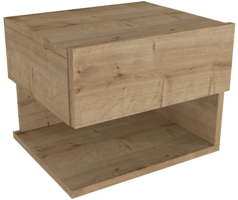 Κομοδίνο Abell Φυσικό Μοριοσανίδα/μελαμίνη 40x35x32cm
