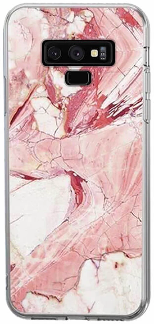 Wozinsky Marble Back Cover Σιλικόνης Ροζ Galaxy Note 9