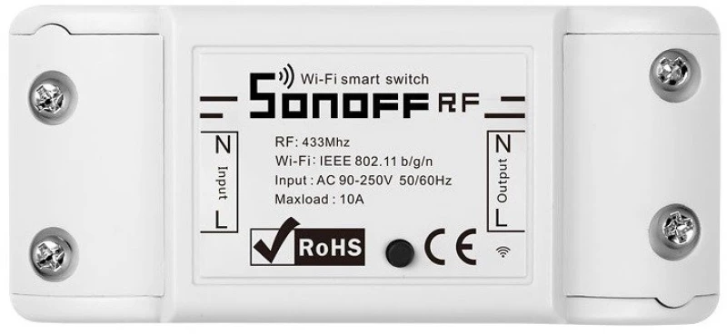 Sonoff Ασύρματος Διακόπτης Rf R2 10a New Smart Wifi Rf 433 Switch - Άσπρο M0802010002