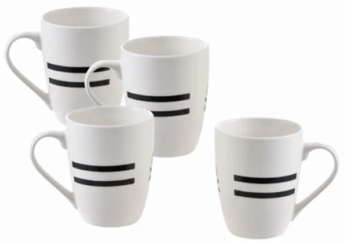 Σετ Φλιτζανιών Benetton Πορσελάνη Bone China 360 Ml (4 Uds)