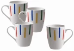 Σετ Φλιτζανιών Benetton Po Πορσελάνη Bone China 360 Ml (4 Uds)