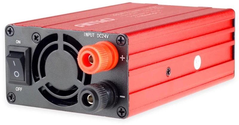 Amio Inverter 24>230v Max300w-peak600w Me 2 Usb Amio – 1 Τεμ. 02471/am