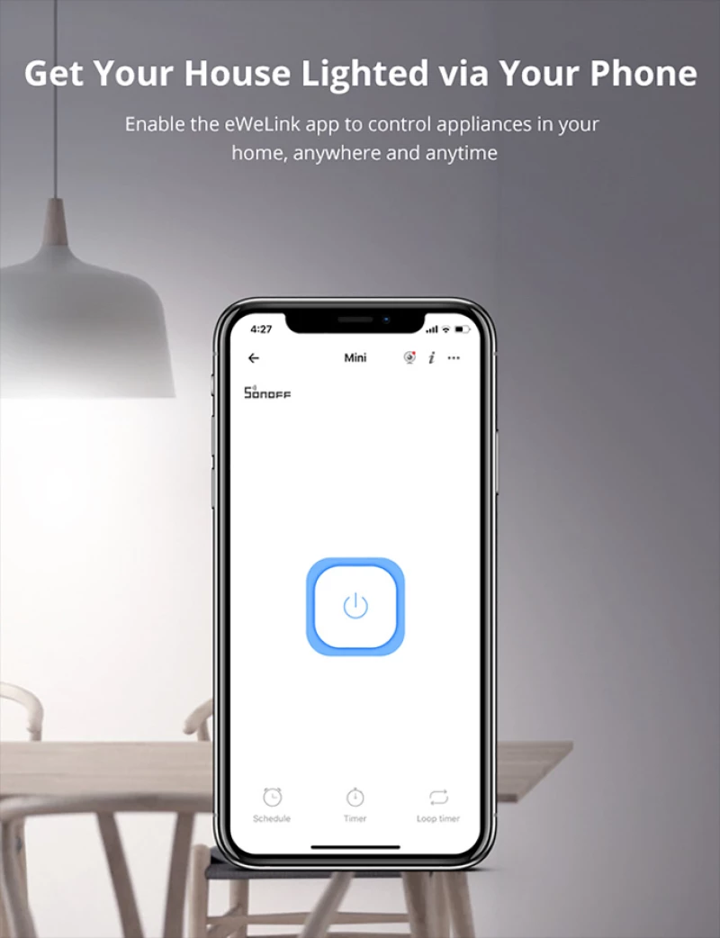 Sonoff Διακόπτης Smart Switch Mini R2 Λευκό M0802010010