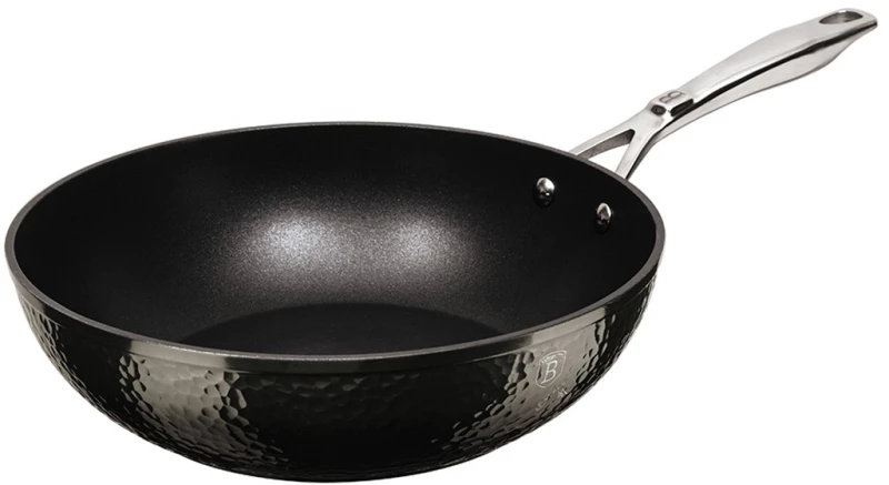 Berlinger Haus Αντικολλητικό Τηγάνι Wok 28cm Shine Basalt Collection Bh-6655