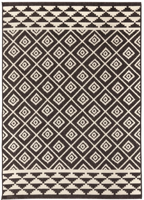 Ψαθα Flox 6094 Black - Royal Carpet - 067x140 Cm