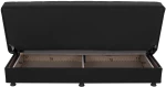 Καναπεσ Κρεβατι Andri Τριθεσιοσ Μαυροσ Hm3239.01 180x72x77 Εκ.