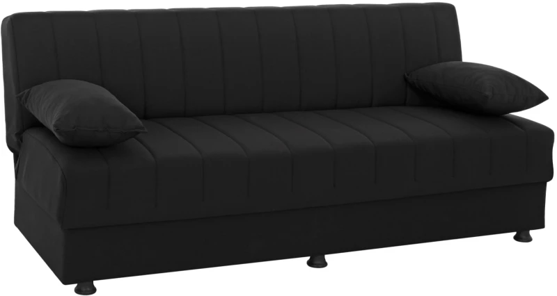Καναπεσ Κρεβατι Andri Τριθεσιοσ Μαυροσ Hm3239.01 180x72x77 Εκ.
