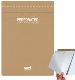 250474 Next Μπλοκ Σημειώσεων Perforated Ριγέ 16,5x24εκ., 80φ., 70γρ. (σετ 10 Τεμαχιων)