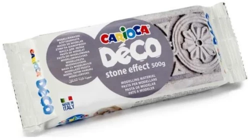 252040 Carioca Deco Stone Effect Πηλόσ 500gr. (σετ 3 Τεμαχιων)