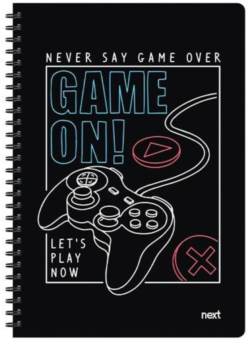 252810 Next Trends Game On Τετράδιο Σπιράλ 21x29εκ. 3θεμ., 105φ. (σετ 3 Τεμαχιων)
