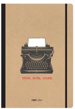 252823 Next Trends Typing Τετράδιο Flexi Λάστιχο 17x25εκ. 2θεμ. 80φ. (σετ 3 Τεμαχιων)