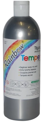 254714 Rainbow Τέμπερα Ασημί 500ml