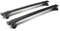 Yakima Μπαρεσ Οροφησ Αλουμινιου Μαυρη Through Bar Standard 149 Cm Yakima Με Κλειδι - 2 Τεμ. Χεl.y8050230