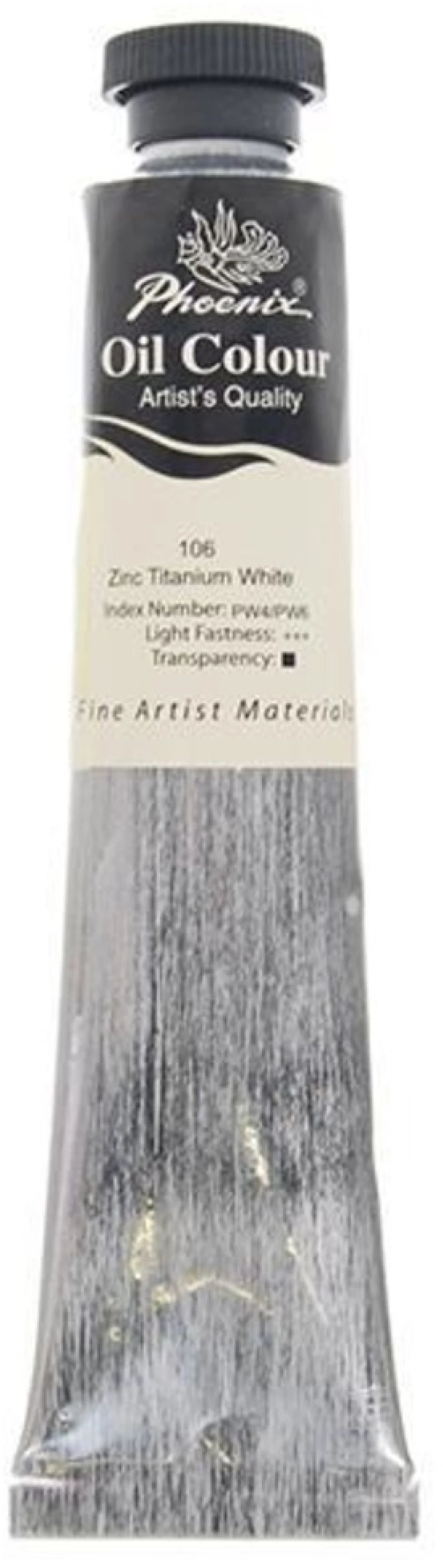 256537 Phoenix Χρώμα Λαδιού 106 Zinc Titanium White, Σωληνάριο 50ml