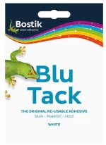 256857 Bostik Επαναχρησιμοποιήσιμη Κόλλα Blu-tack White 50gr. (σετ 12 Τεμαχιων)