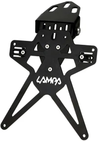Lampa Βαση Στηριξησ Πινακιδασ Moto Αλουμινιου Aero-x Evo 6 Μαυρη Universal Lampa - 1 Τεμ 9164.6-lm