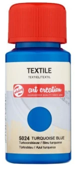 261109 Talens Χρώμα Textile 5024 Turquoise Blue 50ml (σετ 4 Τεμαχιων)