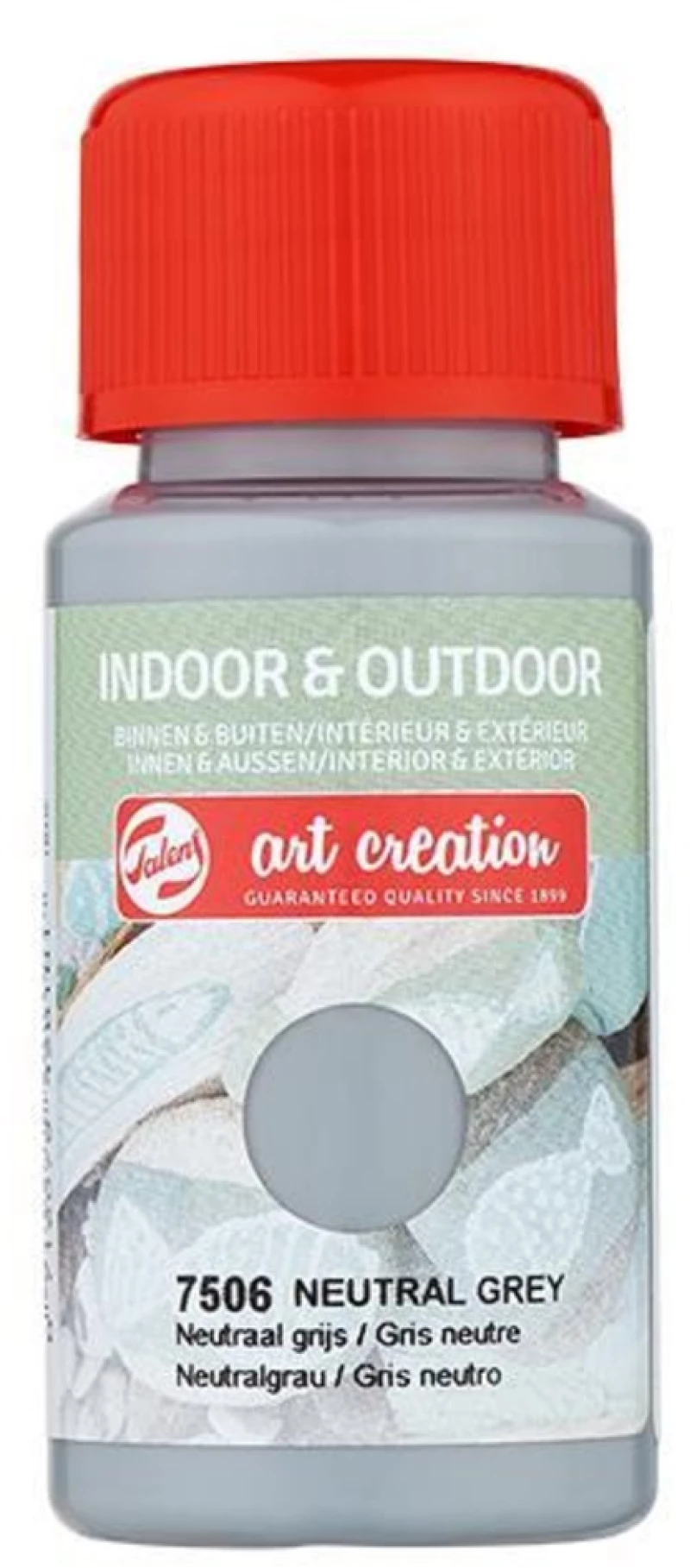 261207 Talens Χρώμα Indoor/outdoor 7506 Neutral Grey 50ml