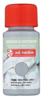 261207 Talens Χρώμα Indoor/outdoor 7506 Neutral Grey 50ml