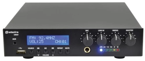 Adastra Um30 100v/8ω Μίκτης-ενισχυτής Με Usb/fm & Bluetooth 30w - Oem
