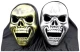 256669 Μάσκα Νεκροκεφαλή Με Κουκούλα Χρυσό-ασημί