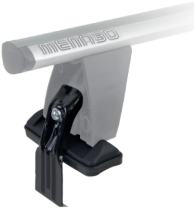 Menabo Dlkit01g Kit Type G Ακρα (ποδια) Για Μπαρεσ Οροφησ Delta Black/silver Menabo - 1 Σετ 9630/mb