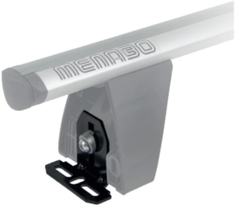 Menabo Dlfix205fp Kit Type Fp Ακρα (ποδια) Για Μπαρεσ Οροφησ Delta Black/silver Menabo - 1 Σετ 10610/mb