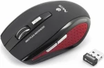 Οπτικό Ασύρματο Ποντίκι Ngs Flea Advanced 800/1600 Dpi Μαύρο Κόκκινο