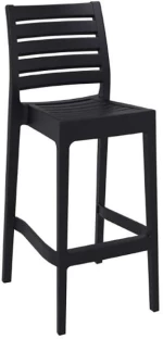 Ares Σκαμπο Μπαρ75εκ. Black Πολ/νιου