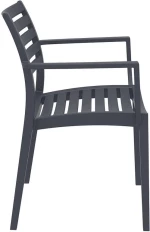 Artemis Dark Grey Πολυθρονα Πολ/νιου