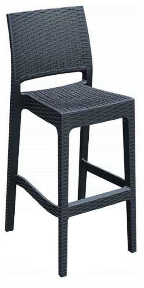 Jamaica Dark Grey Σκαμπο Πολ/νιου