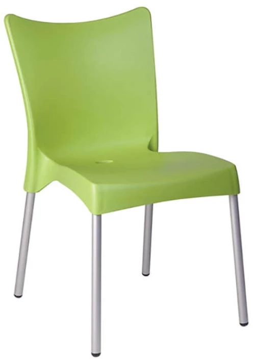 Juliette Light Green Καρεκλα Πολ/νιου/αλουμ.