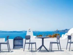 Lucy Dark Grey Καρεκλα Πολυπροπυλενιου