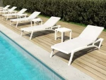 Ocean White Τραπεζι 45χ45χ45εκ. Πολ/νιου