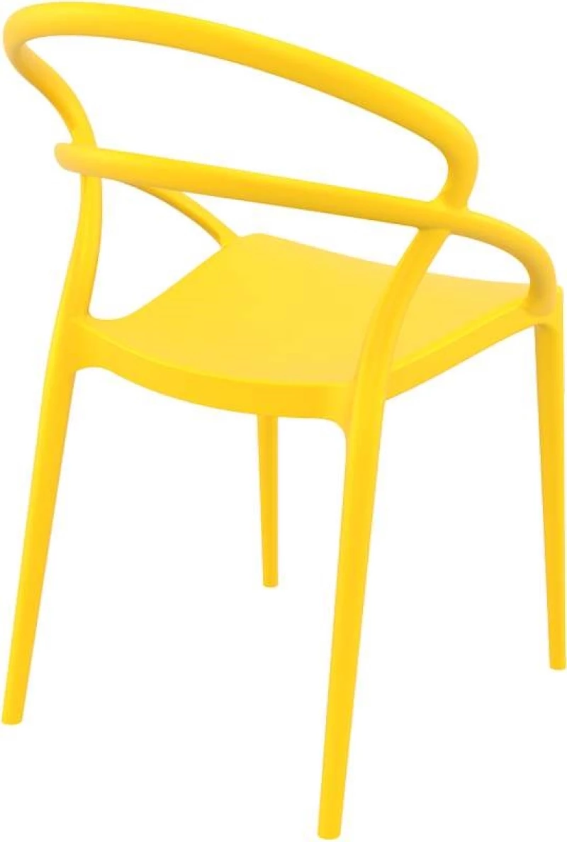 Pia Yellow Καρεκλα Πολ/νιου