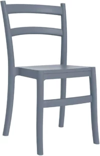 Tiffany Dark Grey Καρεκλα Πολ/νιου
