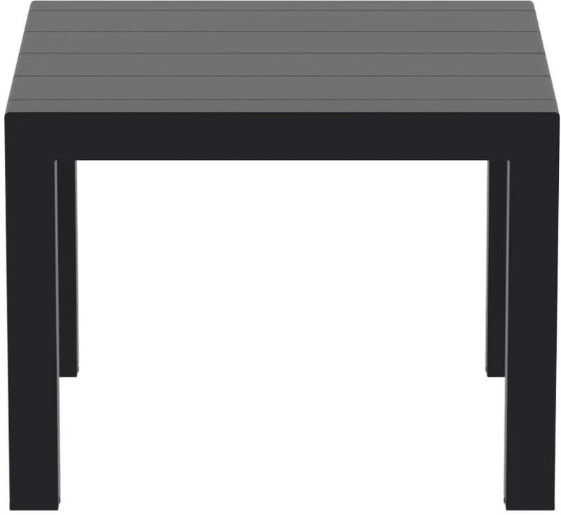Vegas Black 100x100/140χ75εκ. Επεκτ.τραπεζι Πολ/νιου
