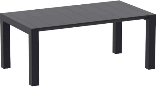 Vegas Black 100x180/220χ75εκ. Επεκτ.τραπεζι Πολ/νιου