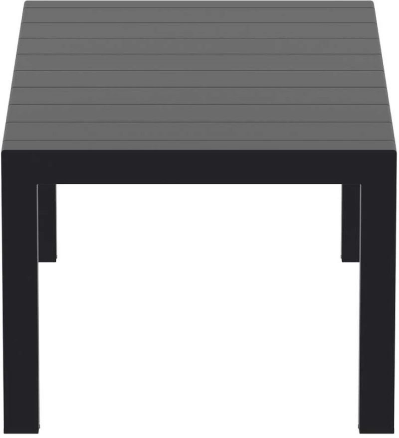 Vegas Black 100x180/220χ75εκ. Επεκτ.τραπεζι Πολ/νιου