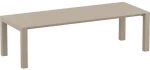 Vegas Taupe 100x260/300χ75εκ. Επεκτ.τραπεζι Πολ/νιου