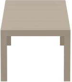 Vegas Taupe 100x260/300χ75εκ. Επεκτ.τραπεζι Πολ/νιου