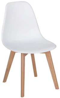 Καρέκλα Τραπεζαρίας Ξύλινη 4τμχ Loft Plus Λευκό Pp 46χ53χ81εκ.