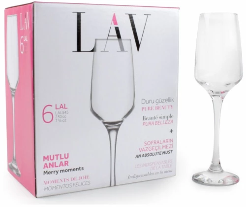 Σετ Ποτηριών Lav Lal 230 Cc (6 Pcs)